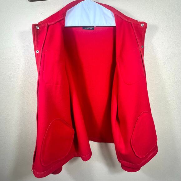 Vintage Skookum Letterman Red Virgin Wool Jacket Mens 52 Hunting Coat - Picture 6 of 12